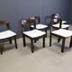Vintage Brutalist Dining Chairs, Set of 6 - 1960s