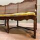 Bench Sofa In Cane Walnut From Regency Period XVIII Eme Century