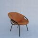 Mid-century circle balloon chair by Lusch Erzeugnis for Lusch & Co, 1960s