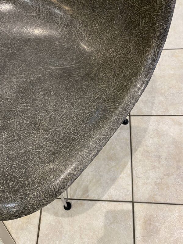 Chaise dsr eiffel gris elephant grey eames herman miller vintage 50 60 70