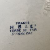 Lot of five flat plates Terre de fer