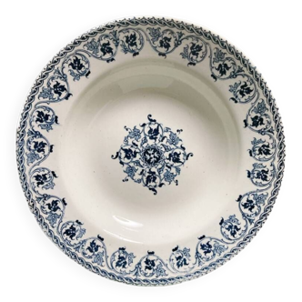 Assiette creuse ancienne terre de fer H B&Cie