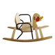 Magnificent and rare vintage rocking duck from the 1950s.