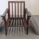 Scandinavian style armchair in teak, Eastern Europe around 1950.