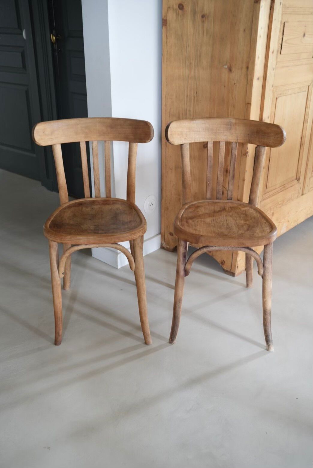 Pair of bistro chairs