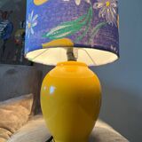 Floral table lamp