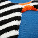 Handmade wool cushion cover time laps 45 x 45 cm