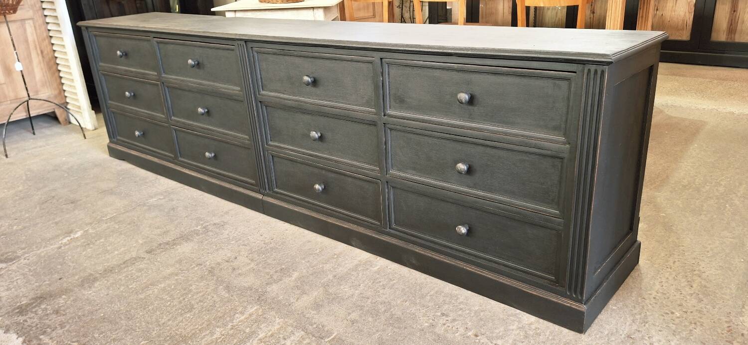 Craft cabinet with drawers