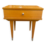 Bedside table with compass feet, 1960s