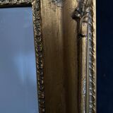 Golden trumk bevelled mirror with children 32x70cm
