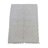 Blessed ouarain carpet with berber black polka dots 165x225cm