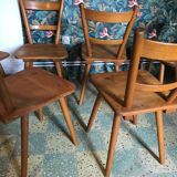 Set of 6 chairs Adolf Schneck 1940