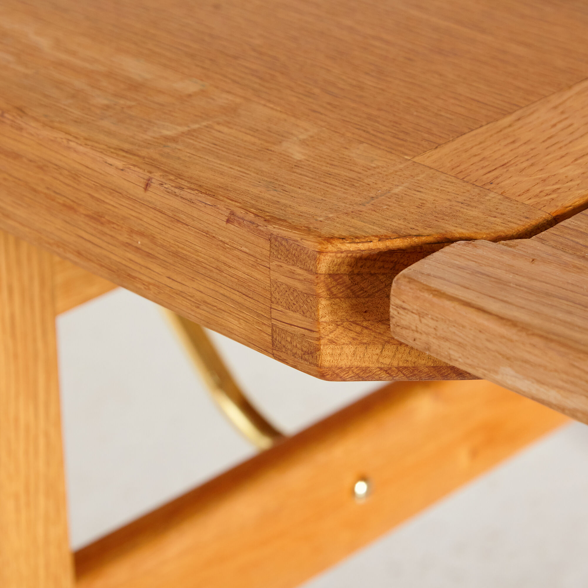 Restored oak dining table