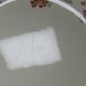 Plat de service ancien Longchamp Pâquerettes terre de fer polychrome XIXe