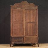 Inlaid Lombard wardrobe in Louis XV style