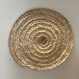 Wicker rattan top for wall decoration