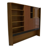 1960s teak library partition