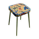 Pierre Frey fabric formica stool