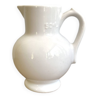 Enamelled earthenware pitcher, Danish style