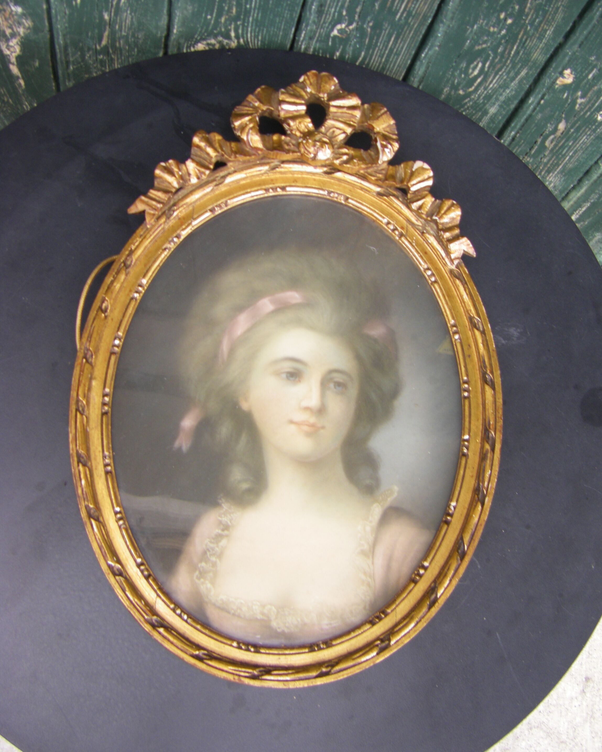 Pastel portrait eighteenth century