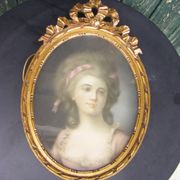 Pastel portrait eighteenth century