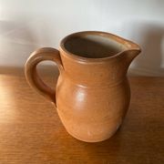 Pichet ancien la poterie des mottes grès marron beige cuisine vintage
