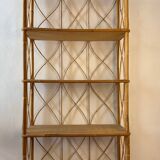 1960s Rattan Shelf France