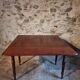 Table à abattants anglaise ancienne en acajou, fin XIXe siècle