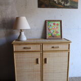 Commode en rotin