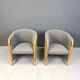 Pair of italian armchairs, 1980s