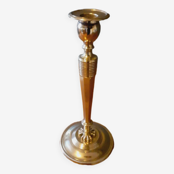 Bronze candlestick from the Directoire period, late 18th century.