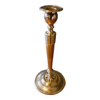 Bronze candlestick from the Directoire period, late 18th century.