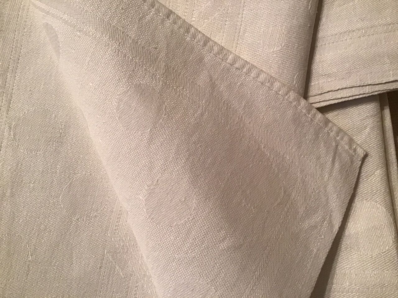 Nappe et serviettes art déco