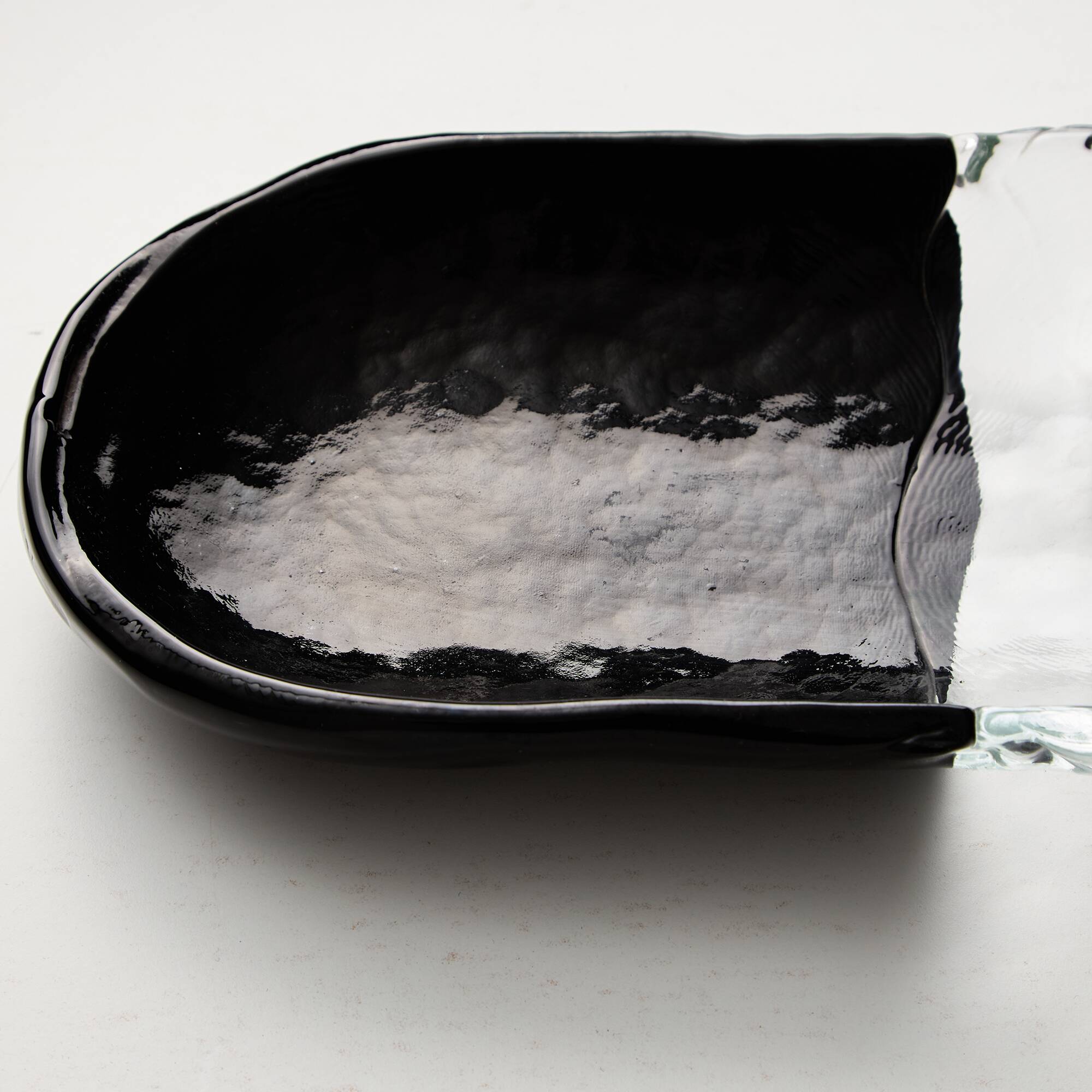 Plateau de service en verre Alessi
