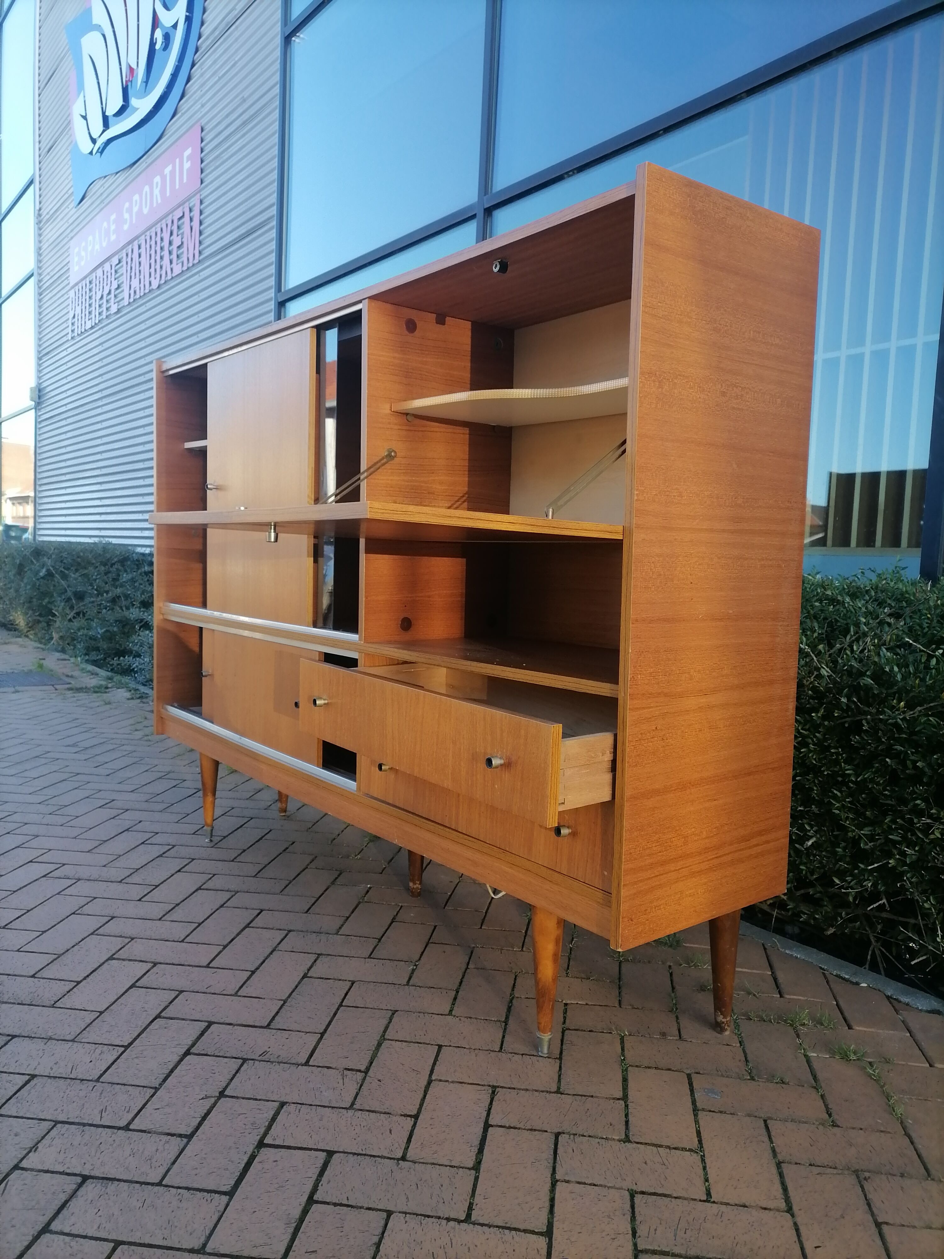 Old teak sideboard 1950