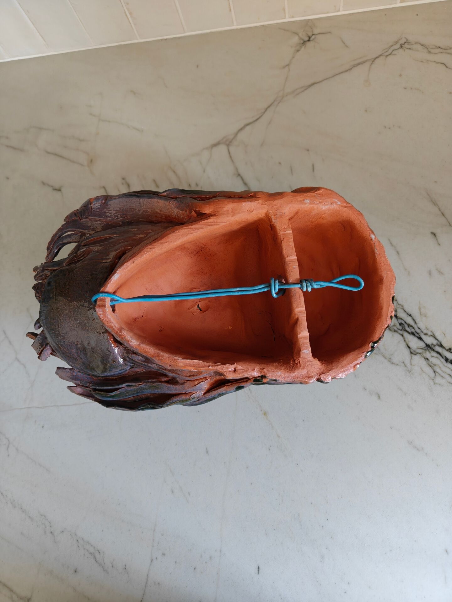 Terracotta wall mask
