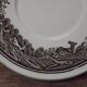 Set of 4 Saucers Quality Retired Villeroy &Boch Black/ White Anjou Design 4655