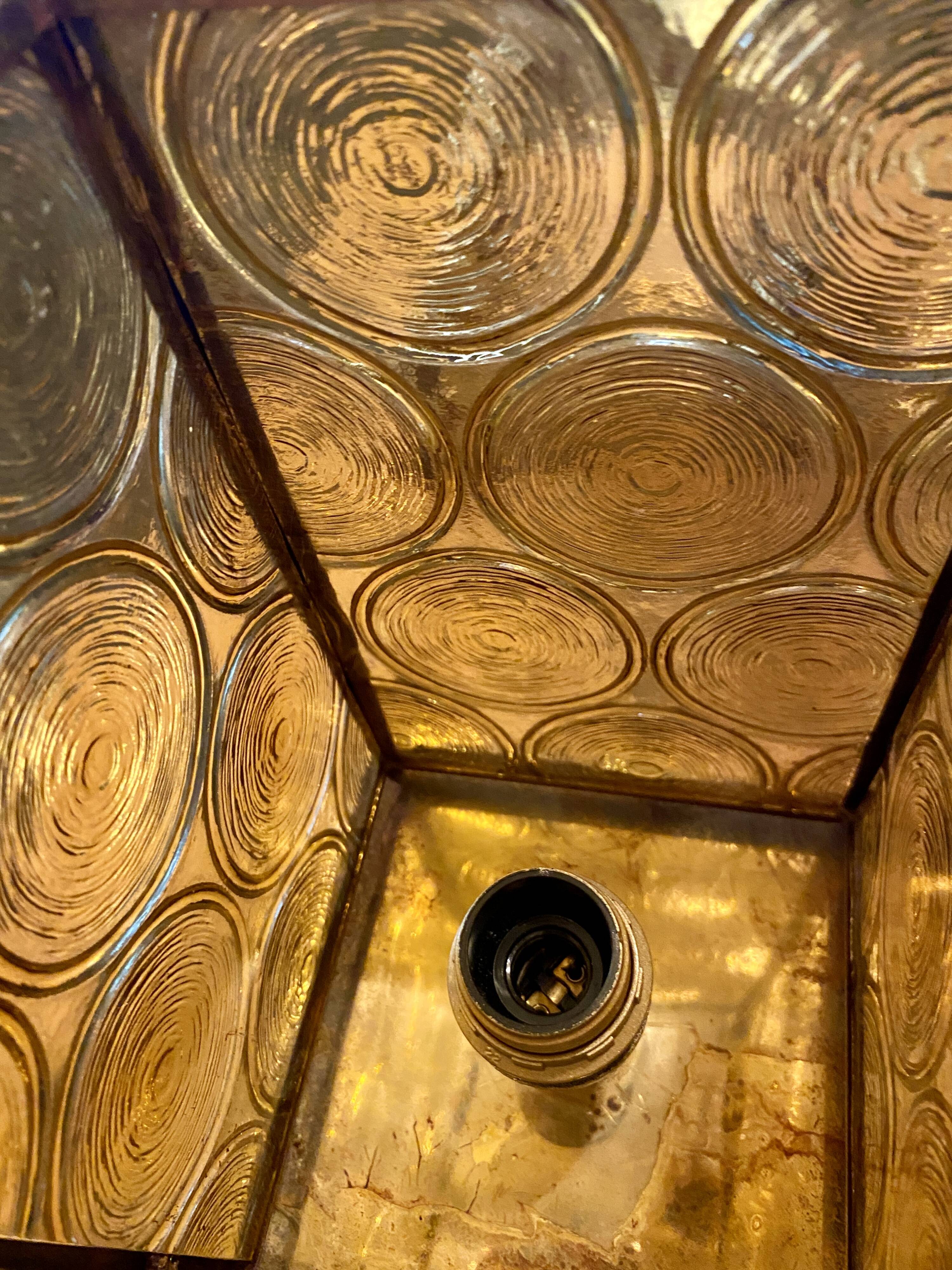 Chain pendant light, glass from the 59s