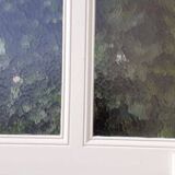 Communication door 1 translucent glass H233.5xL84.5cm old 20th century