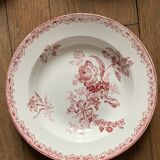 4 assiettes creuses Sarreguemines Fontanges