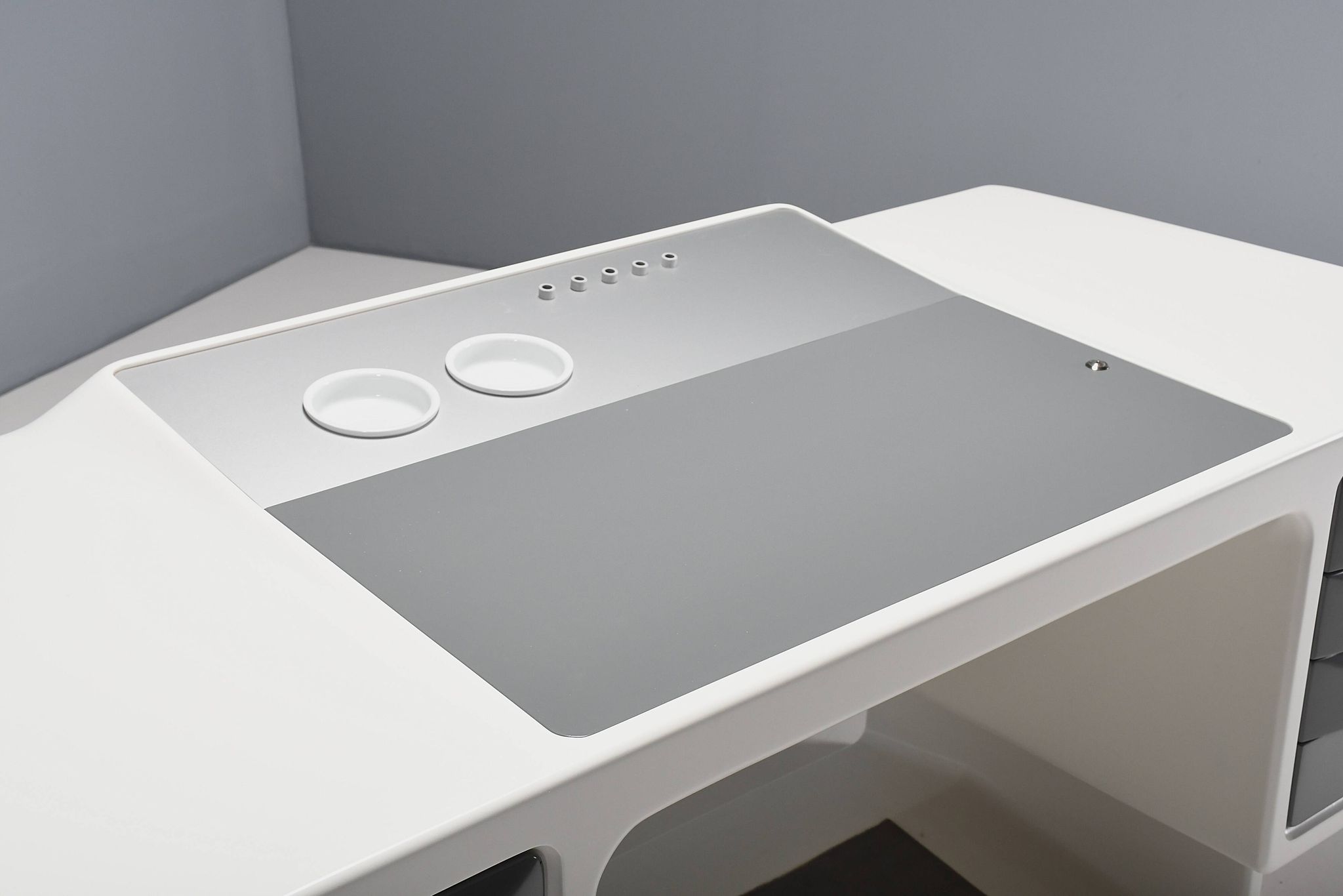 Rare Fiberglass Directors Desk by Ernest Igl for Wilhelm Werndl, 1970s