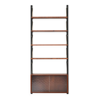 Teak wall unit, Danish design, 1960s, production: Denmark