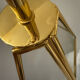 Vintage gold swan neck wall lights