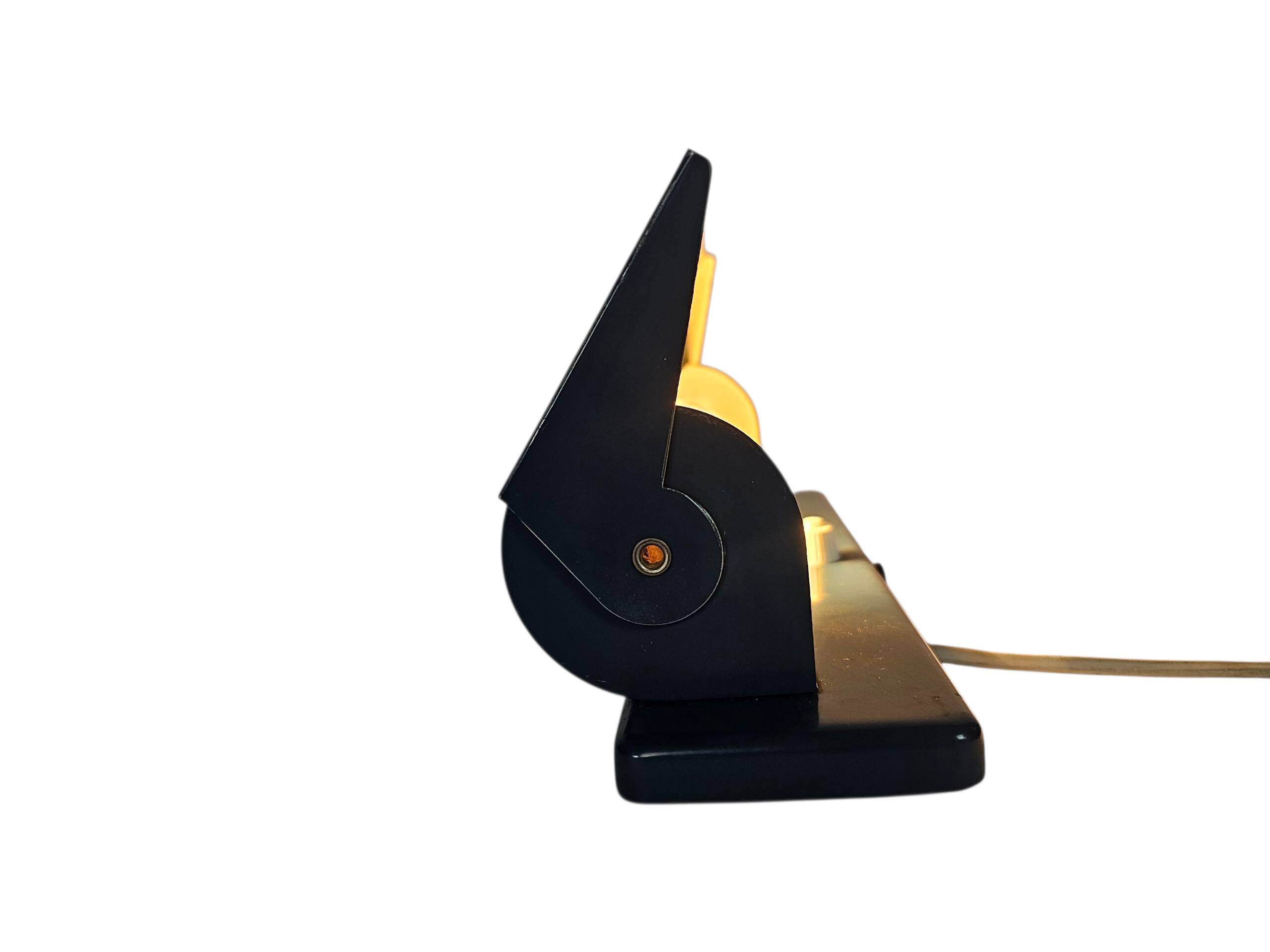 Gispen - H.W. Gispen - cylinder wall lamp - metal - blue - 1950s