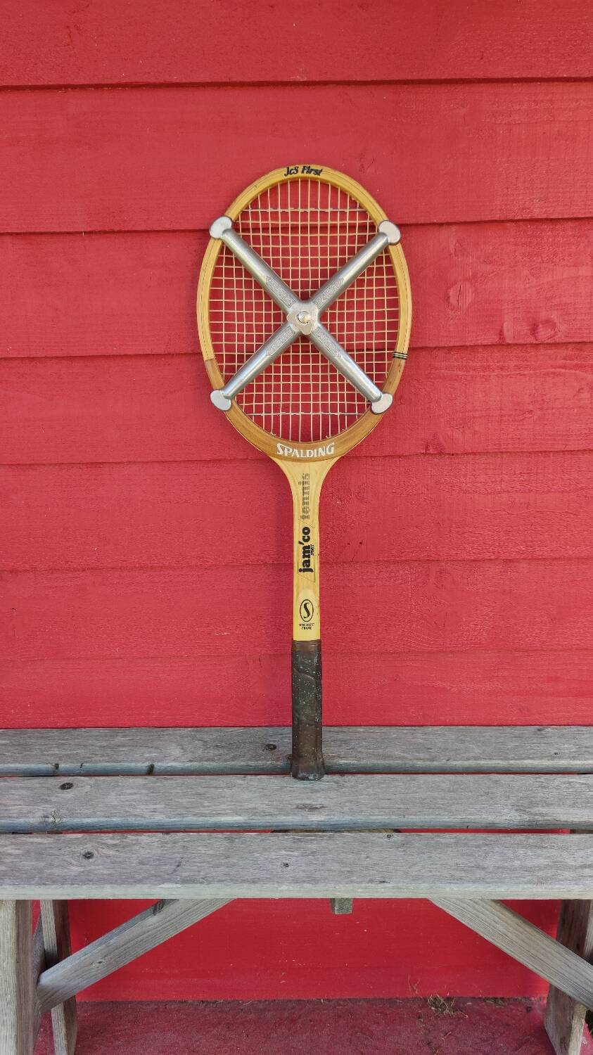 Vintage Spalding tennis racket