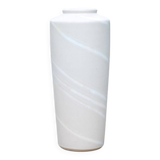 Vintage West Germany 69025 ceramic vase white with iridescent ribbon, collection, decorative vase