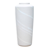 Vintage West Germany 69025 ceramic vase white with iridescent ribbon, collection, decorative vase