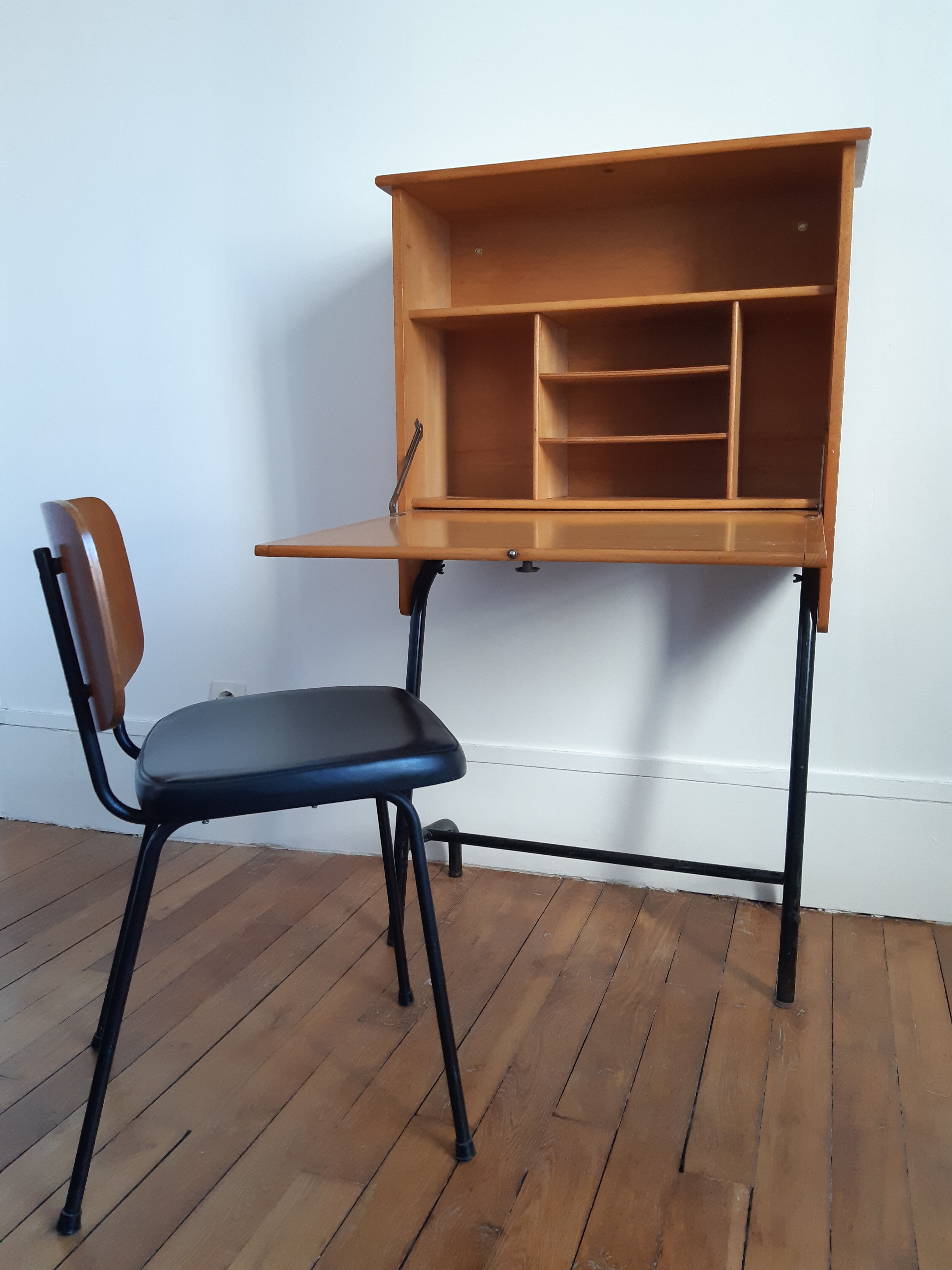 Vintage Standing Secretary