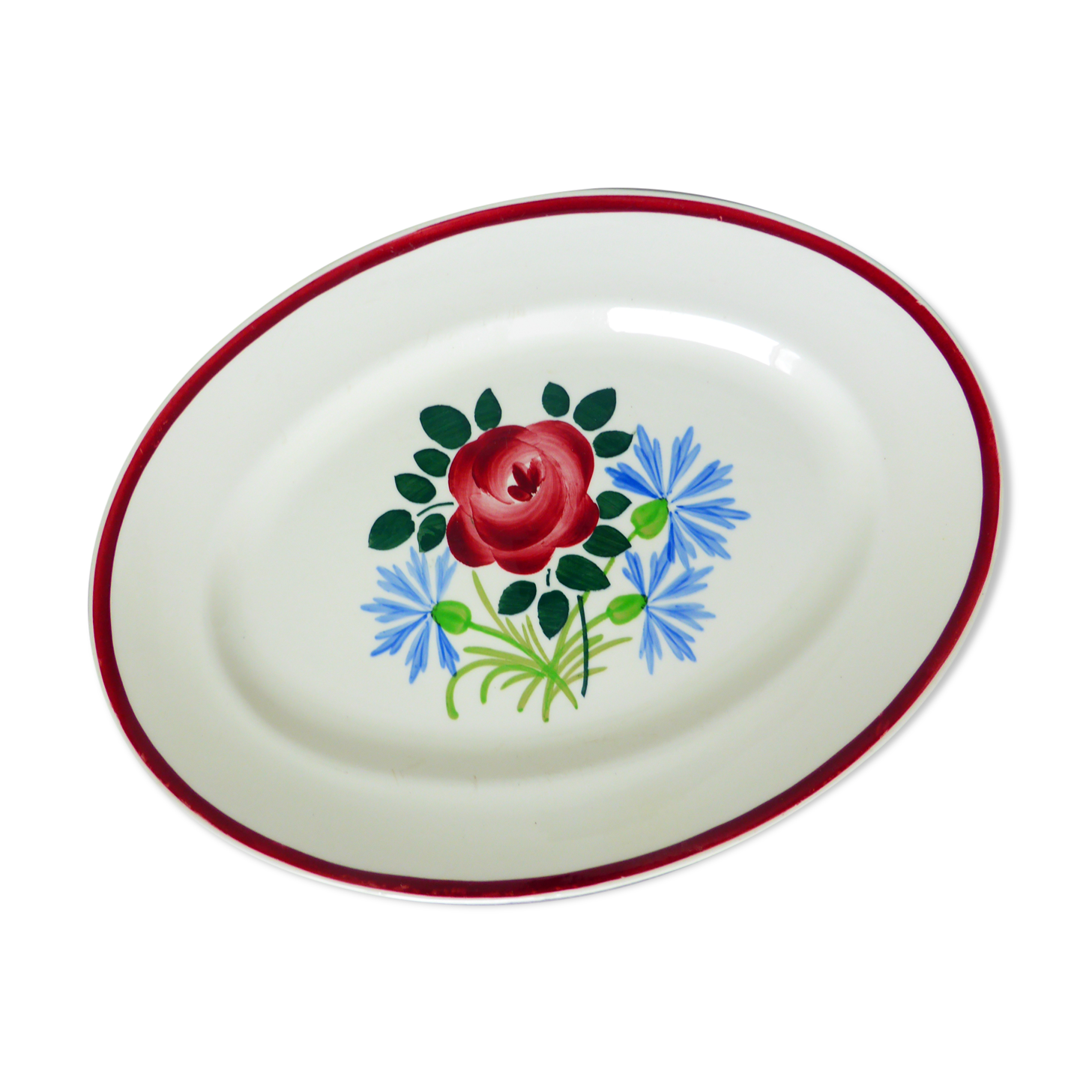 Plat de service oval HBCM modèle Gisèle 2008152