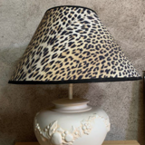 Vintage leopard table lamp